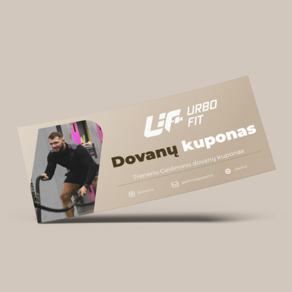 Trenerio Gedimino dovanų kuponai